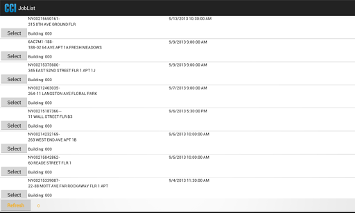 Android application CCI Contractor screenshort