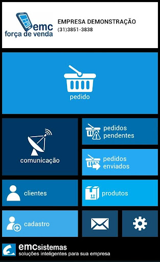 EMC Força de Venda Screen 2