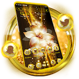 Flower Golden Launcher Theme icon