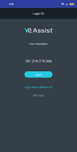 Android application VCAssist Android screenshort