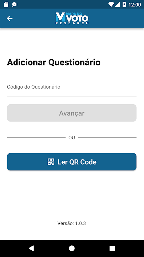 Mapa do Voto Research Screen 2