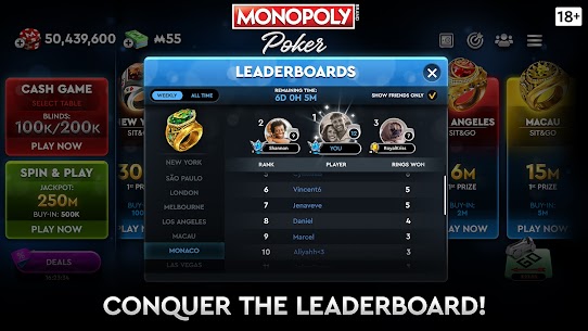 MONOPOLY Poker – Texas Holdem  Full Apk Download 7