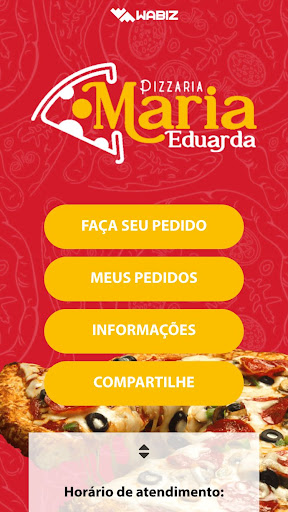 Android application Pizzaria Maria Eduarda screenshort