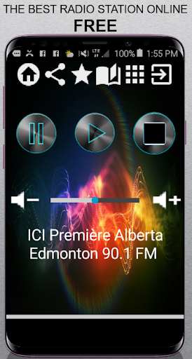 Android application ICI Première Alberta Edmonton screenshort