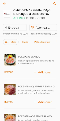 Aloha Poke Beer Screen 3