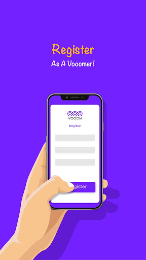 Android application VOOOMER screenshort