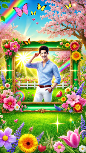 Garden Love Photo Frames Edit Screenshot 2 - AppWisp.com