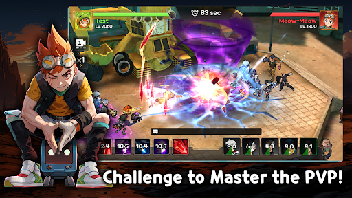 Android application Red Desert : team RPG screenshort