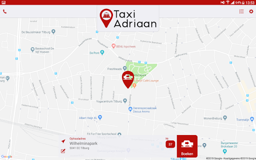 Taxi Adriaan Reserverings App Screen 3