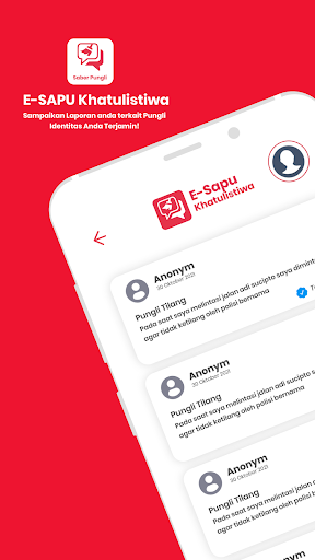 Android application E-SAPU Khatulistiwa screenshort