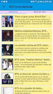 BTS Corea Noticias 1.1 APK screenshots 1