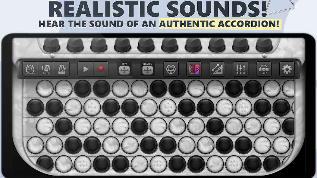 Accordion Chromatic Button 3.1 APK + Мод (Unlimited money) за Android