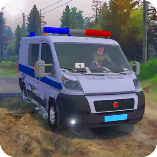 Offroad Police Van Drive Game 2.0 Icon