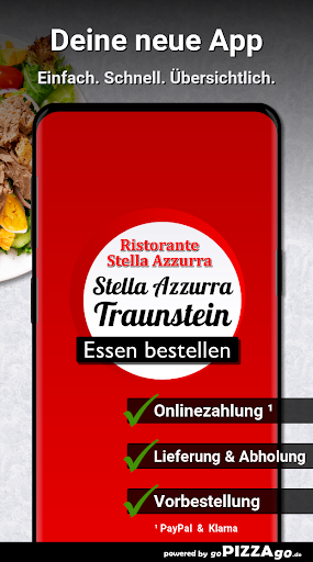 Android application Stella Azzurra Traunstein screenshort