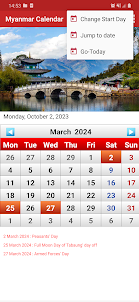 Myanmar Calendar 2024