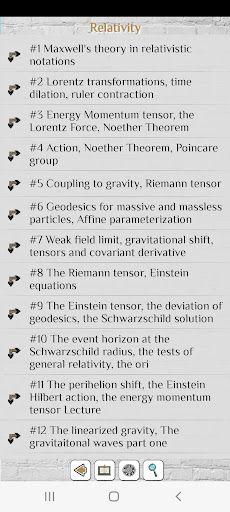 Physics - Tutorials - Lectures Screen 2