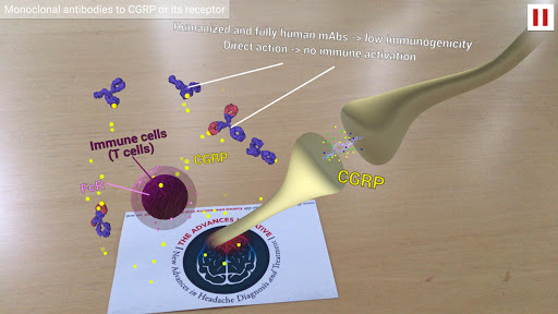 Android application ADVANCES Migraine Augmented Re screenshort
