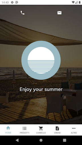 Android application Capri Beach screenshort