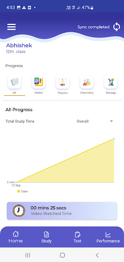 Edufront App: Your AI Tutor Screen 2