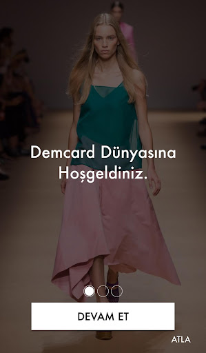 Android application Demcard screenshort