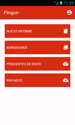 Android application Pingonform screenshort
