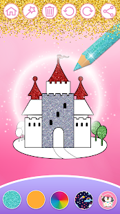 Glitter Dress Colouring Pages for Girls(圖6)-速報App