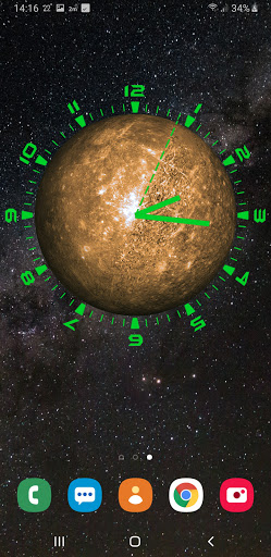 Planets Clockfaces Pack Screen 2