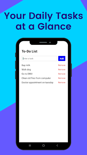 Android application TaskMaster Basic: To Do List screenshort