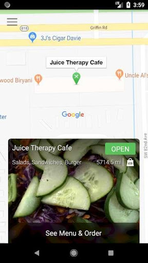 Juice Therapy Cafe Screen 2