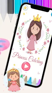 Princess Coloring For Kids