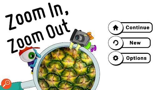 Android application Zoom In, Zoom Out screenshort