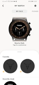 fossil smartwatches app