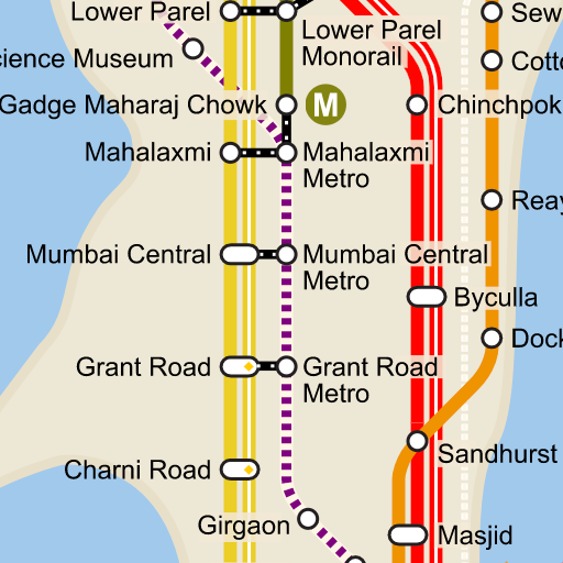 Mumbai Metro Map (Offline)  Icon