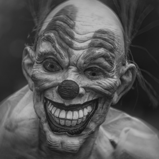 Scary creepy wallpaper 4k logo