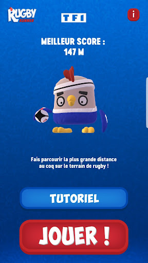 Android application Rugby Runner screenshort