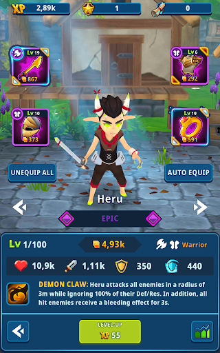 Idle Dungeon Manager - PvP RPG - Role Playing - games