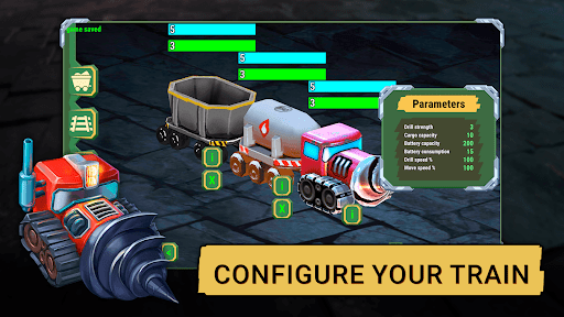 Android application TrainCraft Game screenshort