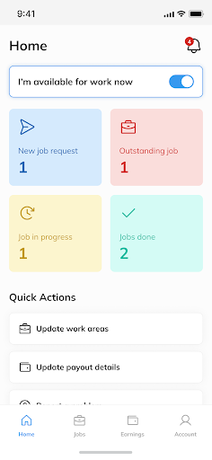 Android application Gida provider screenshort