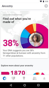 Screenshot 1 23andMe - DNA Testing android