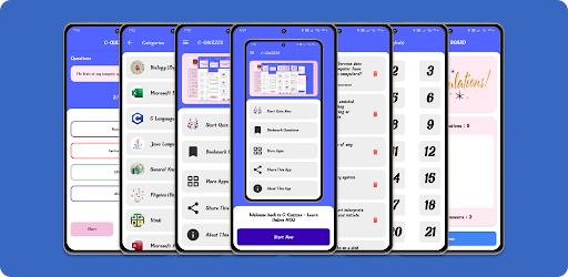 Android application C-Quizzes - Learn Online MCQ screenshort