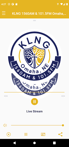 KLNG AM1560 & FM101.5 Radio Screen 3