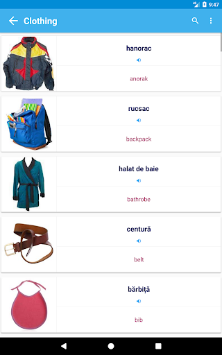 Romanian Vocabulary By Topics