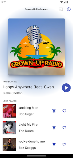 Android application Grown-up Radio screenshort