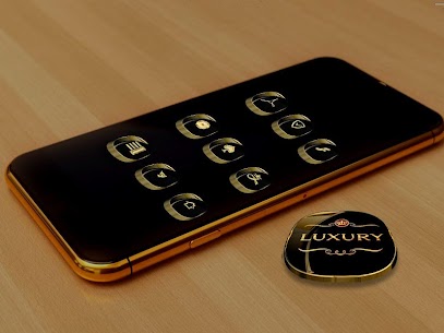 3D Gold theme icons custom uhd Patched APK 2
