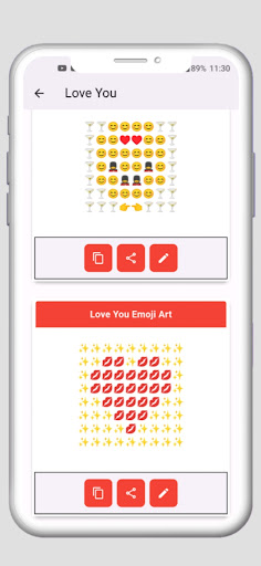 Emoji Art & Text Art Screen 3