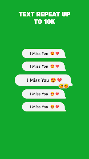 Android application Text Repeater, Word Repeater screenshort