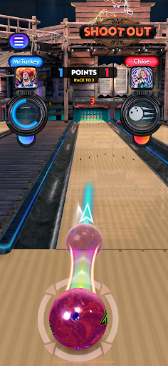 Android application Bowling Fury: 3D Bowl Game screenshort