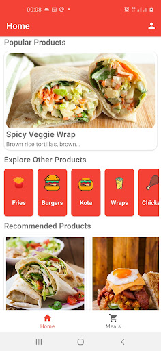 Android application Migos Delivery screenshort