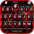 Red Black Tech Keyboard Backgr
