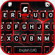 Red Black Tech Keyboard Backgr